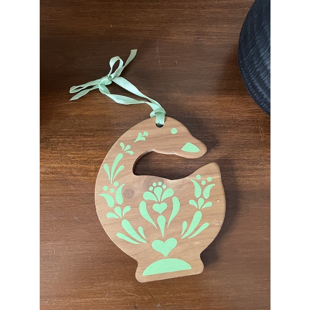 Wooden Goose Ornament